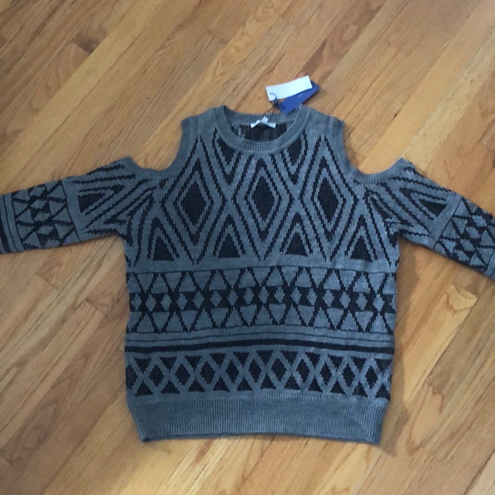 Rebecca minkoff Cold shoulder sweater. Size L